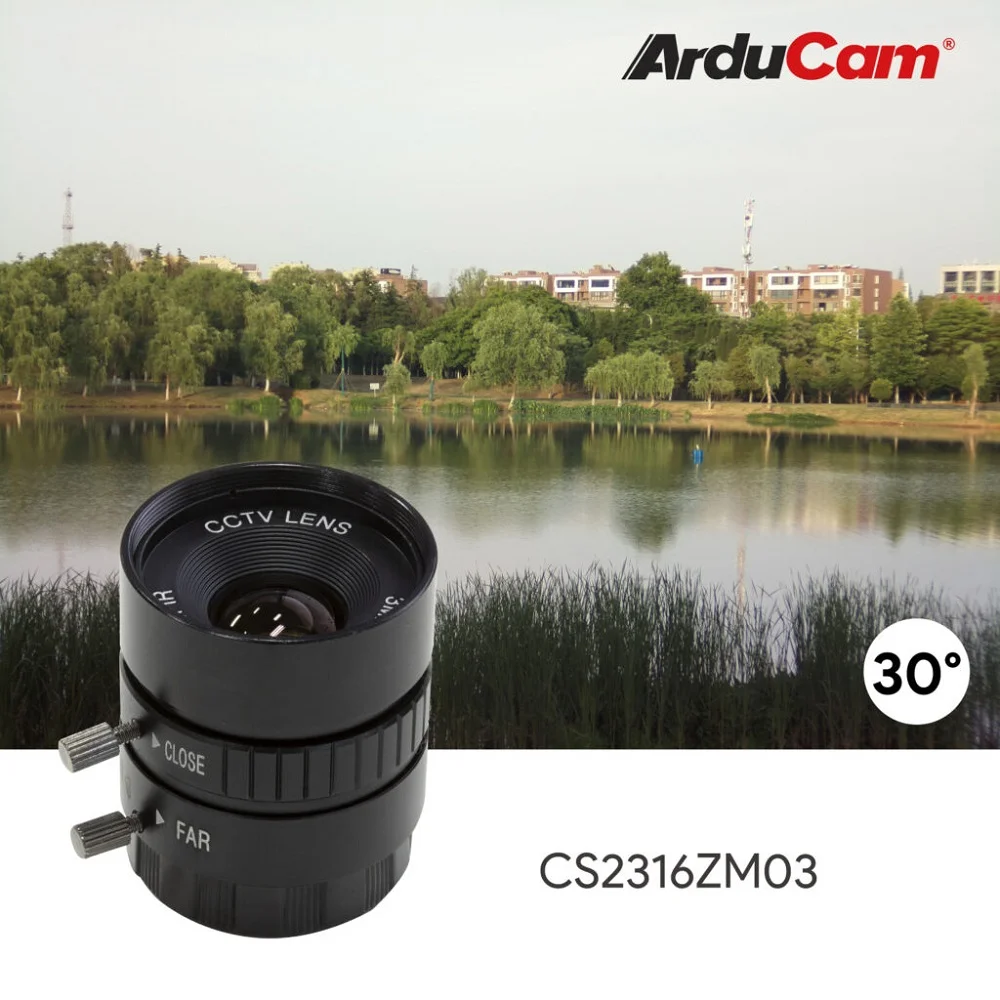 Arducam LK004 CS-Mount Lens Kit for Raspberry Pi HQ Camera, 6-25mm Focal Lengths, Pack of 5 - Image 5