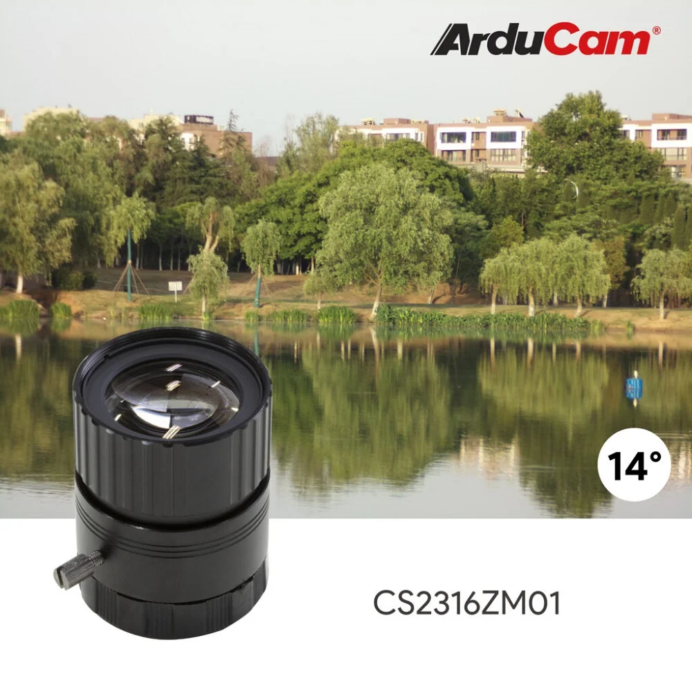 Arducam LK004 CS-Mount Lens Kit for Raspberry Pi HQ Camera, 6-25mm Focal Lengths, Pack of 5 - Image 6