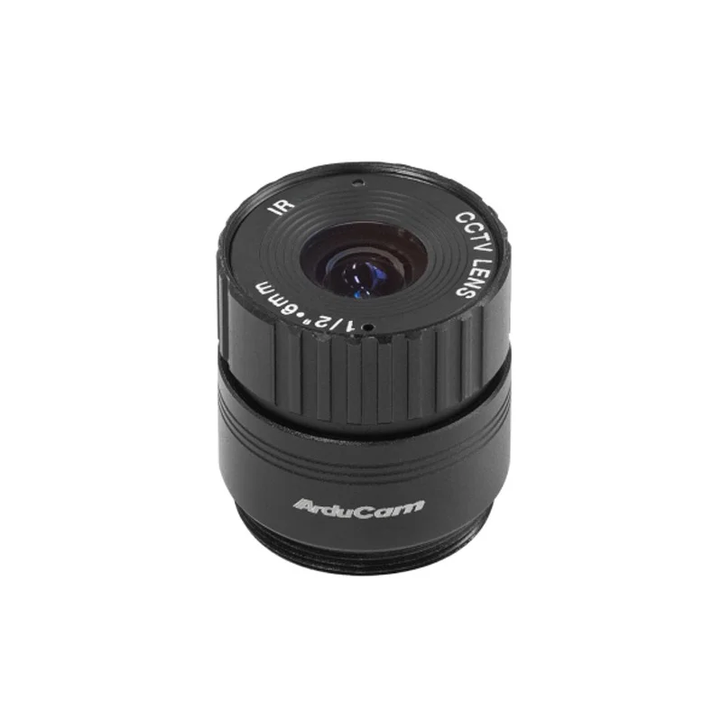 Arducam LN029 6mm Focal Length CS-Mount Lens for Raspberry Pi HQ Camera