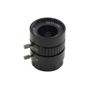 Arducam LN037 CS-Mount Wide Angle Lens for Raspberry Pi HQ Camera, 6mm F1.2