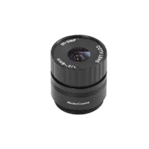 Arducam LN038 CS-Mount Lens for Raspberry Pi HQ Camera, 8mm F1.4