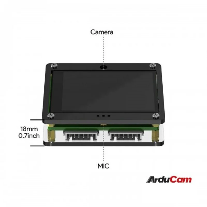 Arducam Pico4ML-Pro TinyML Dev Kit w/ RP2040, 2.4-Inch LCD & Multi-SPI Camera Adapter - Image 3