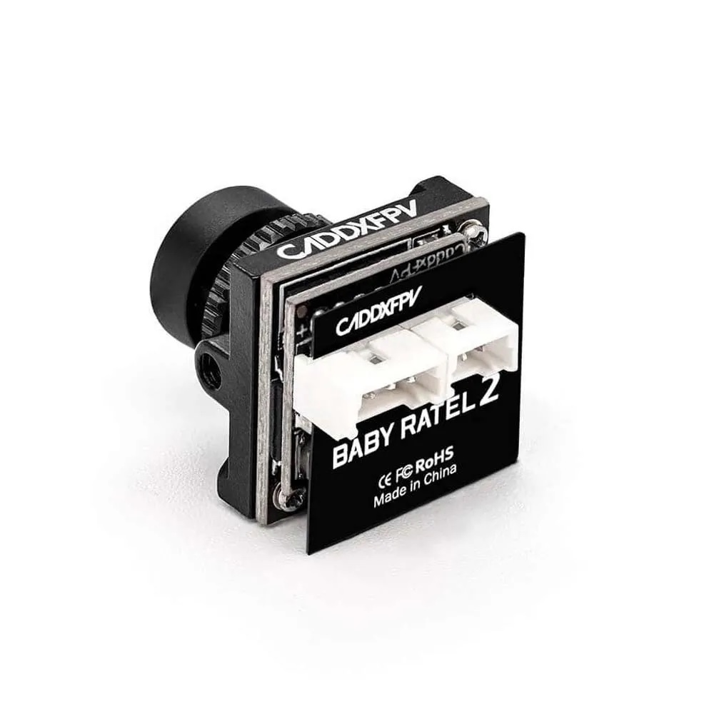 CaddxFPV Baby Ratel 2 1/1.8" 1200TVL FPV Camera - Black - Image 2