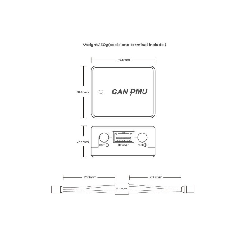 CUAV CAN PMU Autopilot Power Module - Image 6