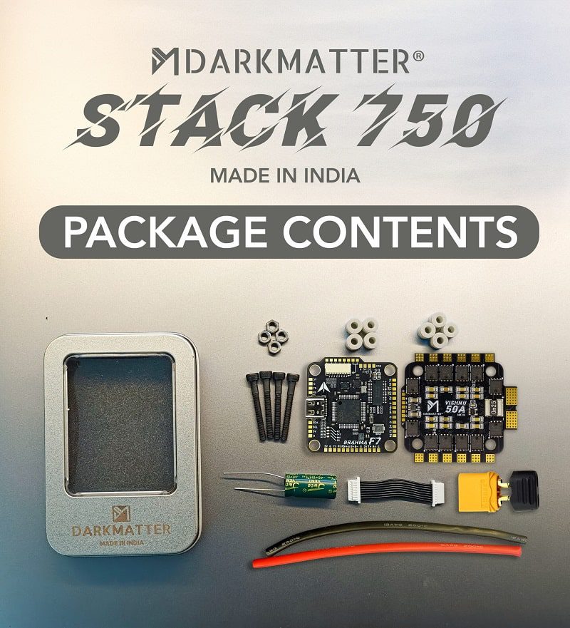 DarkMatter STACK 750 - BRAHMA F7 MK-I + VISHNU 50 MK-II (FC + ESC) BetaFlight Stack - Image 3