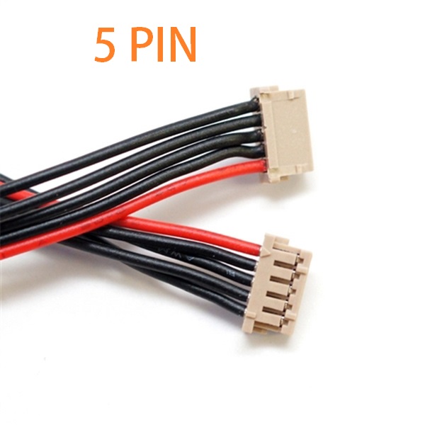 DF13 5 Pin Flight Controller Cable - Red & Black - Image 3