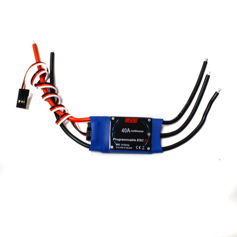 DYS Quanum 40A Brushless ESC 2-4S w/ 5V/3A BEC - Image 2
