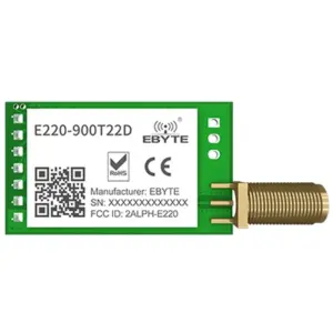 EByte E220-900T22D LoRa UART Module LLCC68 868/915MHz 22dBm w/ SMA-K Antenna