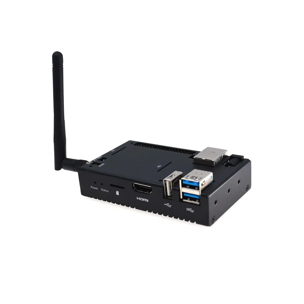 EDATEC CM4 NANO Industrial Baseboard w/ Raspberry Pi CM4, 4GB RAM, 8GB eMMC, WiFi - Image 2