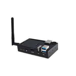 EDATEC CM4NANO Baseboard w/ CM4108008 Antenna, Metal Case, 8GB RAM, 8GB eMMC