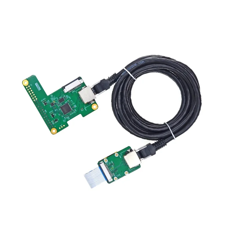EDATEC THSER101 MIPI Camera Extension Kit w/ Transmit & Receive Boards, 2m CAT5e Cable