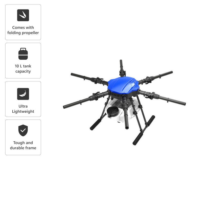 EFT E610P 10L 6-Axis Agricultural Drone Frame - Image 8