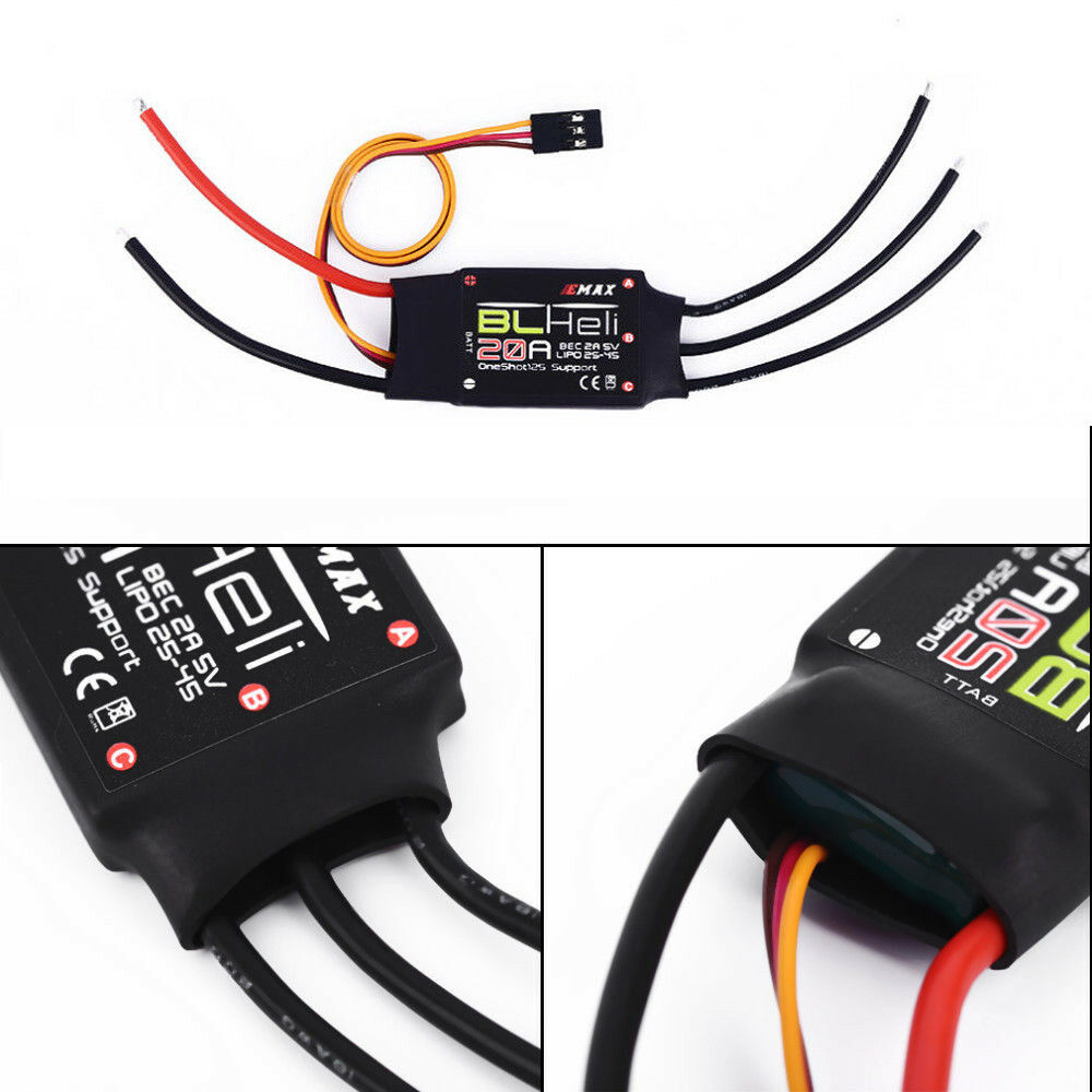 EMAX BLHeli 20A 2-4S Brushless ESC - Image 2