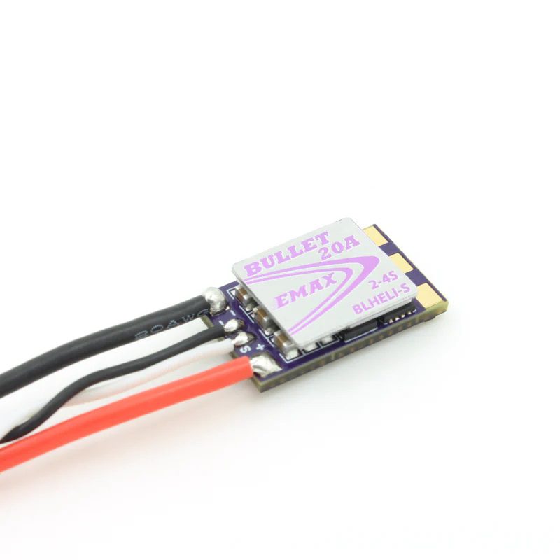 EMAX Bullet Series 20A 2-4S BLHeli_S DSHOT ESC 3.5g - Image 2