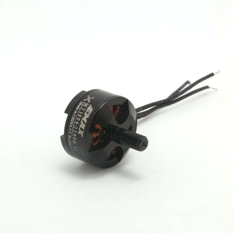 EMAX MT1806 Brushless DC Motor KV2280 - Red Cap (CCW Motor Rotation) - Image 4