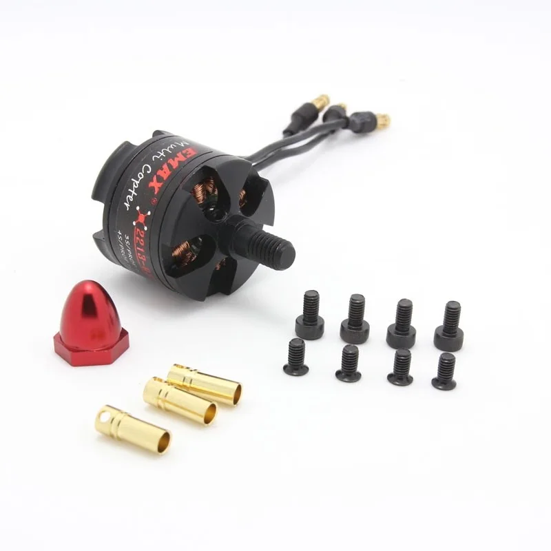 EMAX MT2213 935KV Brushless DC Motor with 1045 Propeller Combo - Red Cap (CCW) - Image 3