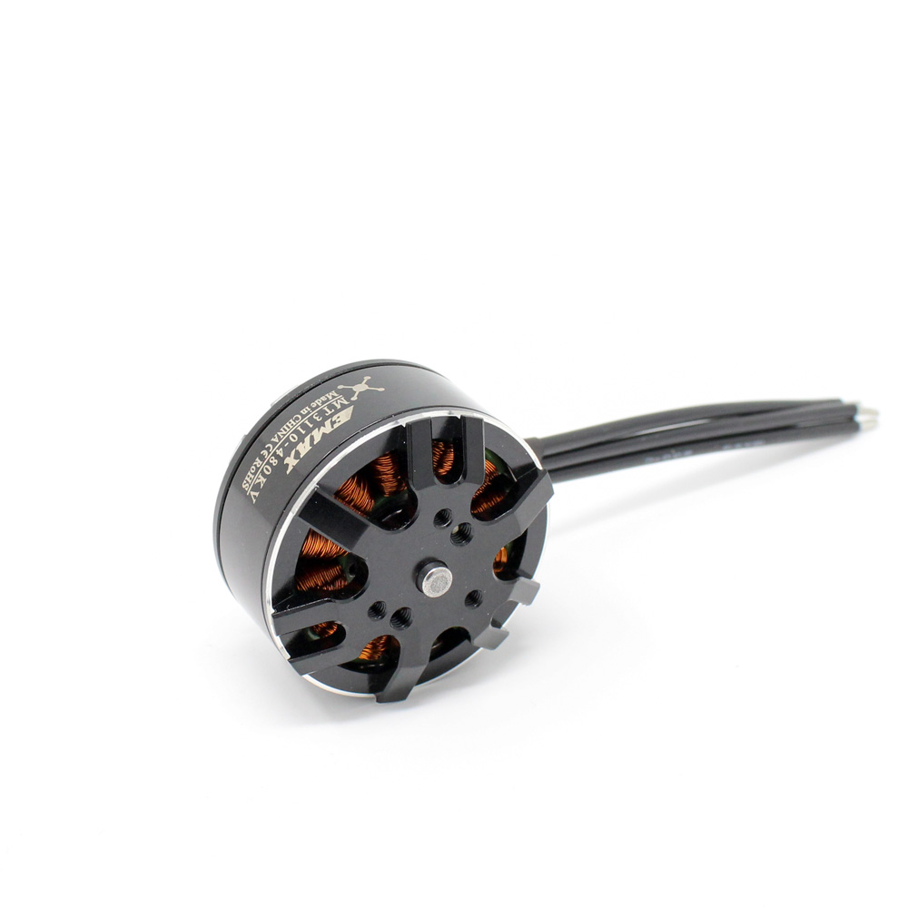 EMAX MT3110 480KV Brushless DC Motor for Multirotors - Black Cap (CW) - Image 3
