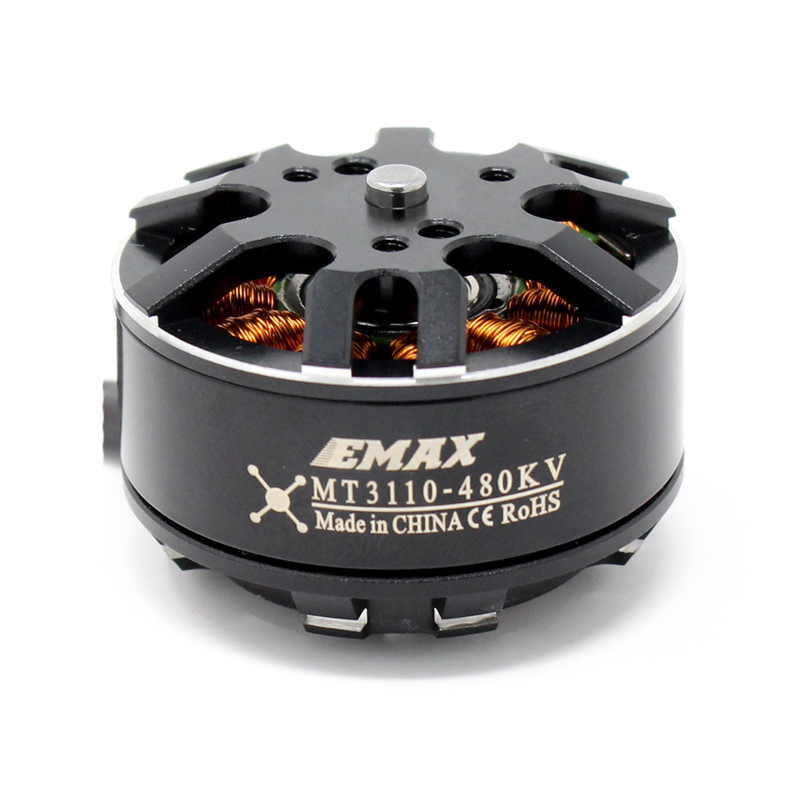 EMAX MT3110 480KV Brushless DC Motor for Multirotors - Silver Cap (CCW)