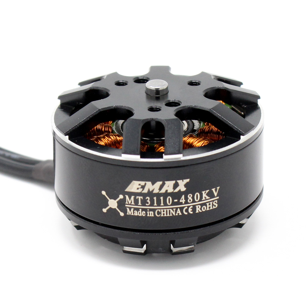 EMAX MT3110 480KV Brushless DC Motor for Multirotors - Silver Cap (CCW) - Image 2