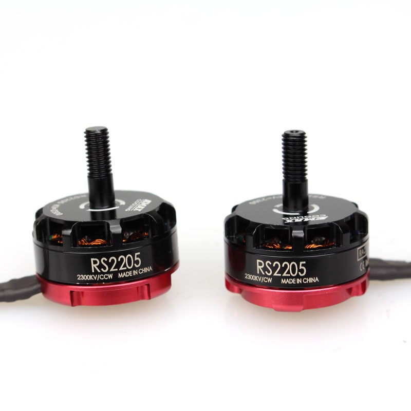 EMAX RS2205 KV2300 Brushless DC Motor for FPV Racing Drone - Black Cap (CW) - Image 4