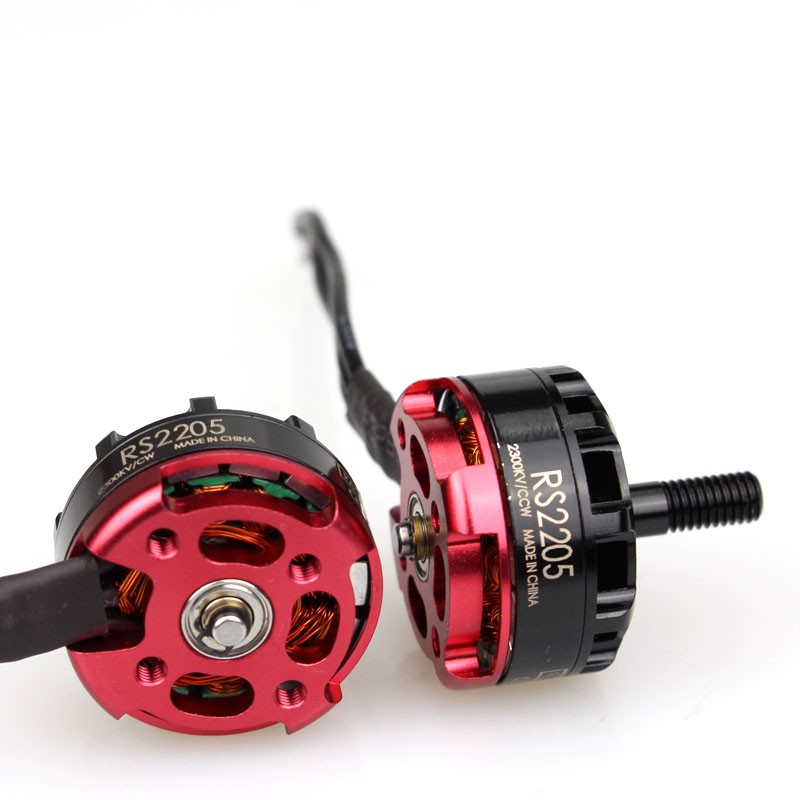 EMAX RS2205 KV2300 Brushless DC Motor for FPV Racing Drone - Black Cap (CW) - Image 5