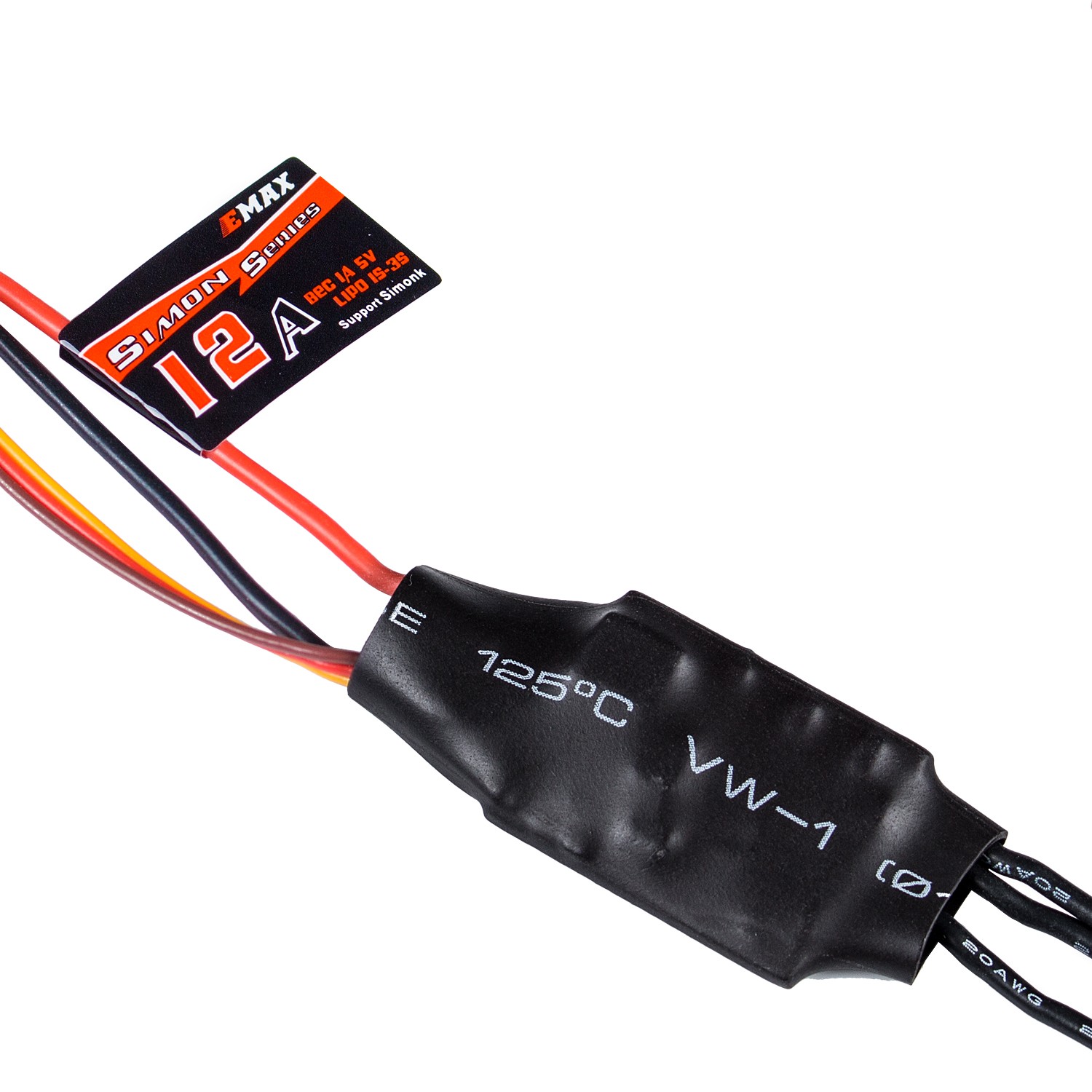 EMAX SimonK 12A 2-4S Multirotor Brushless ESC - Image 2