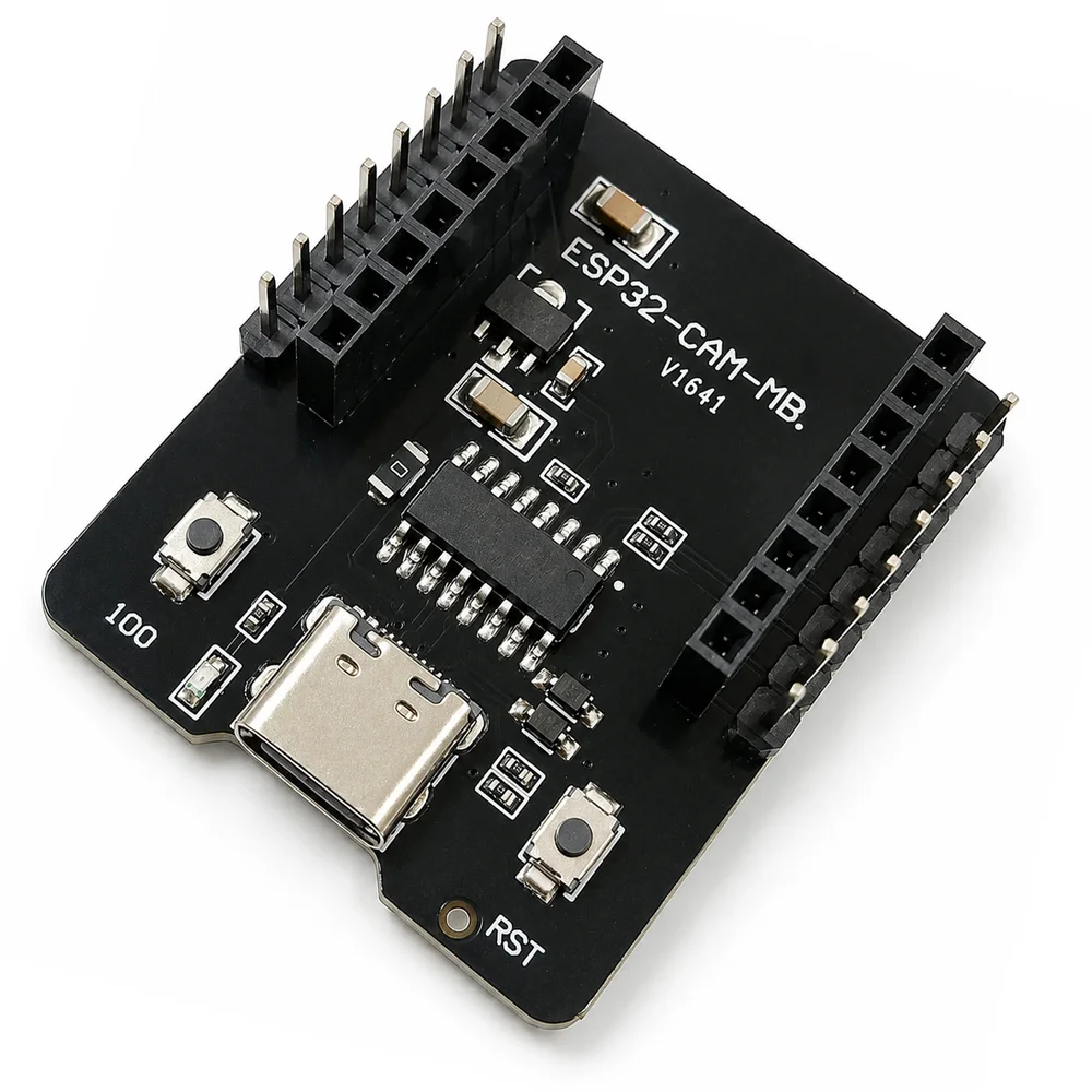 ESP32-CAM Type-C Download Module w/ Pin Header & CH340C