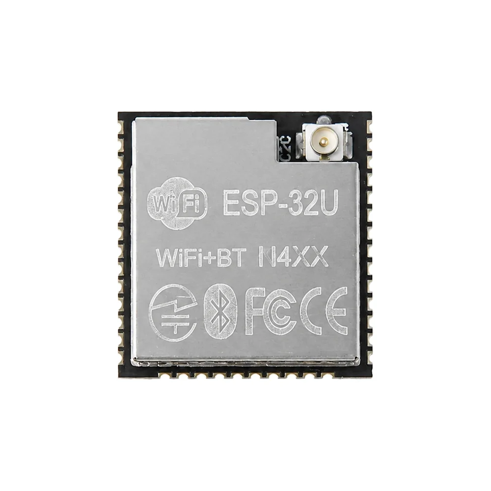 ESP32-WROOM-32U 4M 128Mbit WiFi Bluetooth Module w/ U.FL Connector