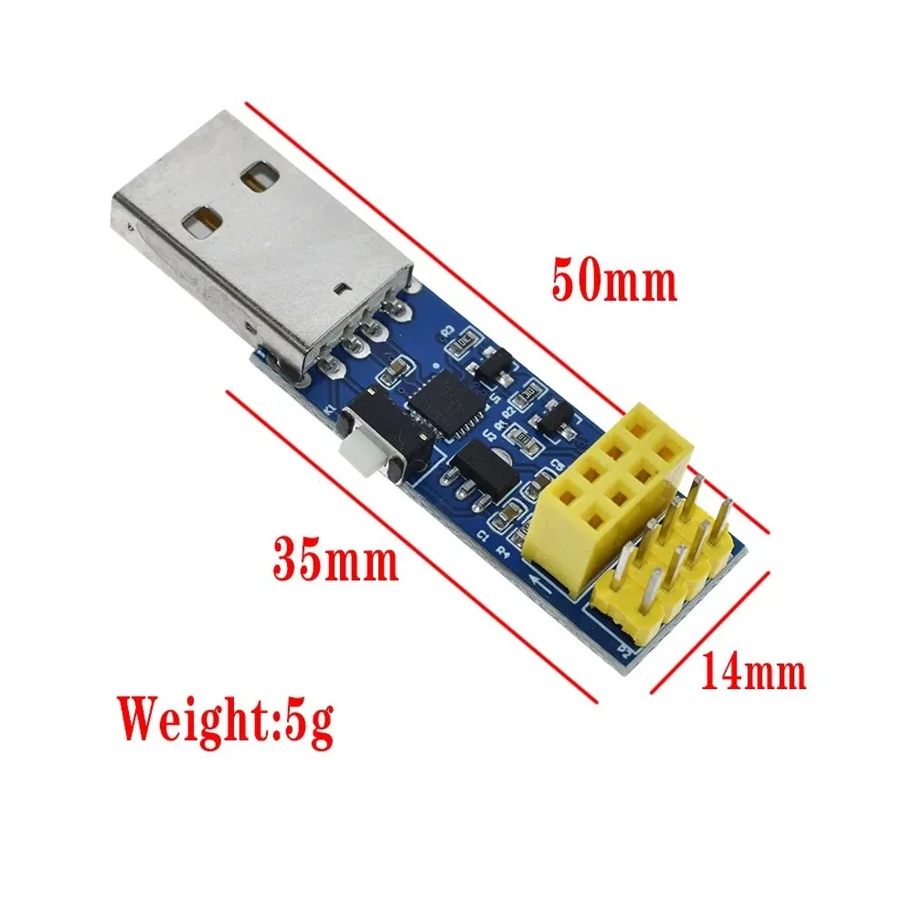 ESP8266 ESP-01/01S USB Downloader w/ CH9102F & Auto-Download Circuit - Image 3