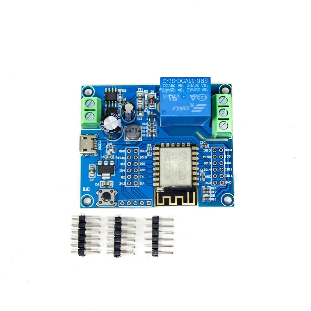 ESP8266 ESP-12F Wireless Wi-Fi Relay Module 1-Channel DC5-80V - Image 3
