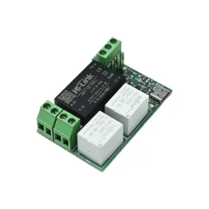 eSync ESP32-C3 Smart Switch DIY Dev Board w/ Dual 7A Relays