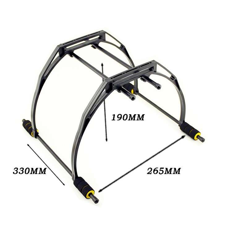 F450 F550 Multirotor Landing Gear Skid - ABS Plastic - Image 3