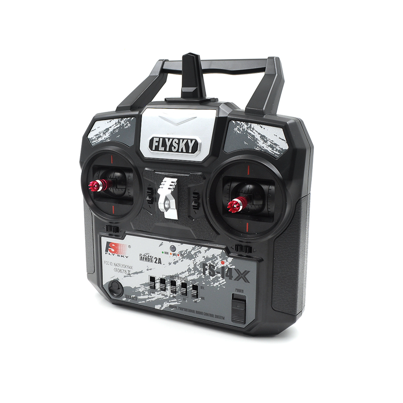 FlySky FS-i4X 2.4GHz 4CH AFHDS R/C Transmitter + FS-A6 Receiver - Black - Image 3