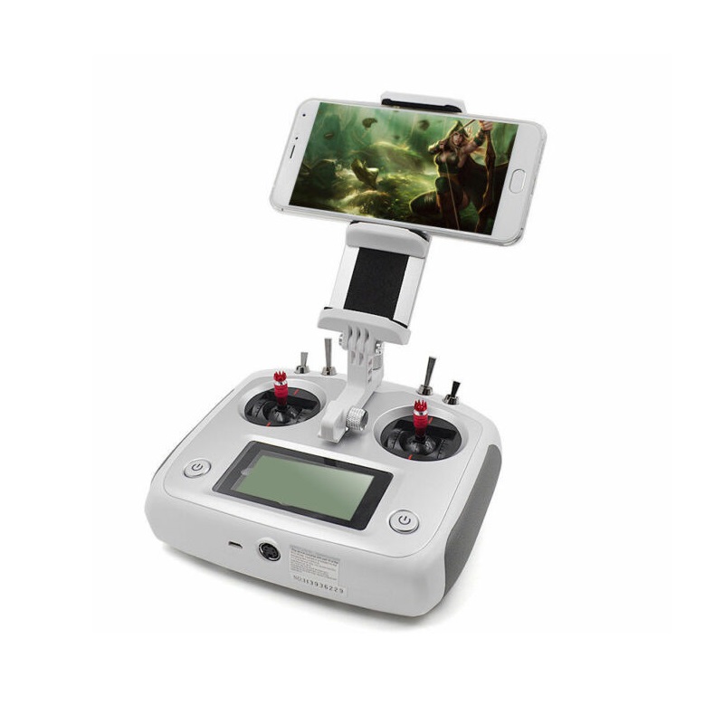 FlySky FS-i6S 2.4G 10CH AFHDS Transmitter with FS-IA10B Receiver and Mobile Holder - Silver - Image 3