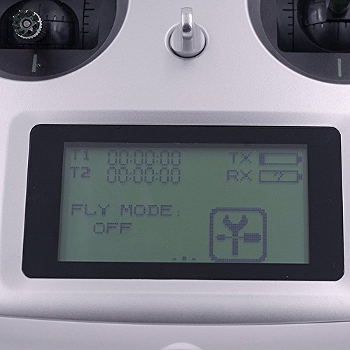 FlySky FS-i6S 2.4G 10CH AFHDS Transmitter with FS-IA10B Receiver and Mobile Holder - Silver - Image 6