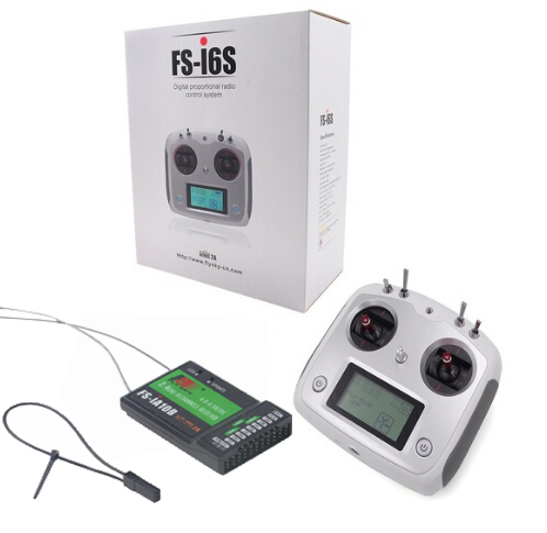 FlySky FS-i6S 2.4G 10CH AFHDS Transmitter with FS-IA10B Receiver and Mobile Holder - Silver - Image 9