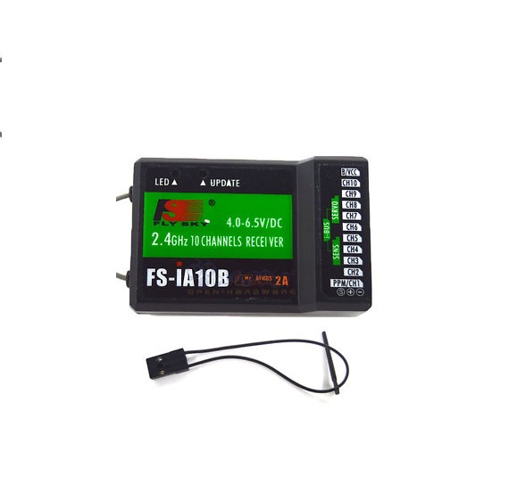 FlySky FS-i6S 2.4GHz 10CH AFHDS 2A RC Transmitter With FS-iA10B 10CH Receiver - Image 2