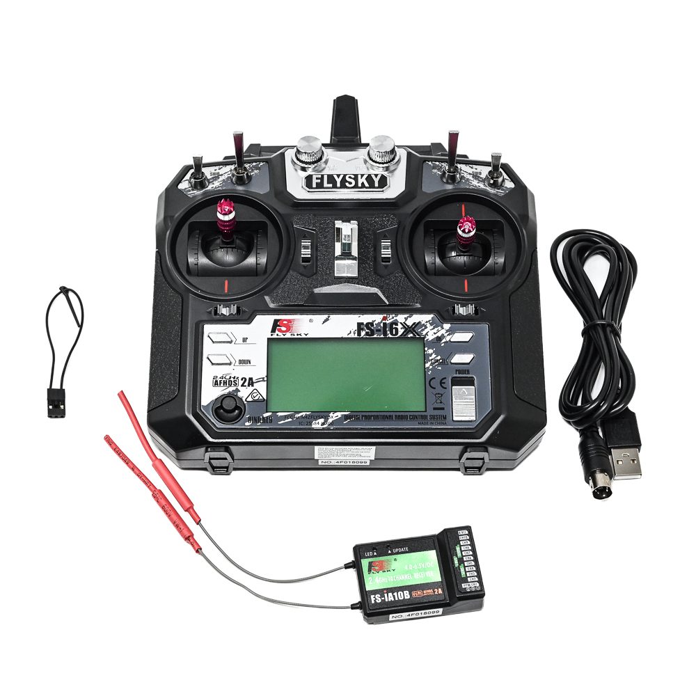 FlySky FS-i6X 2.4GHz 6CH AFHDS 2A RC Transmitter with FS-iA10B 10CH Receiver - Image 5
