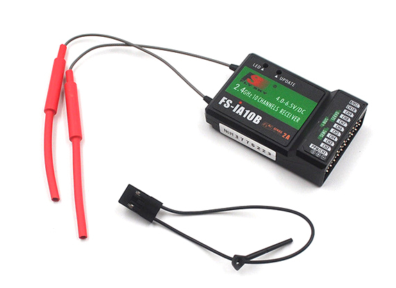 FlySky FS-IA10B Radio Receiver - Black - Image 5