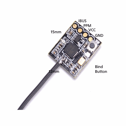 FlySky FS-RX2A Pro Radio Receiver - Black - Image 5