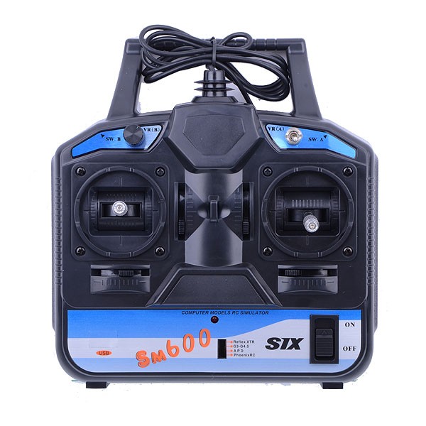 FlySky FS-SM600 6CH USB Powered Controller with SuperSimX Simulator (Mode 2) - Image 3