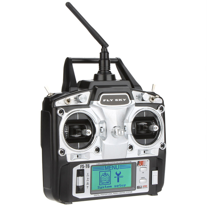 FlySky FS-T6 6CH Transmitter with FS-R6B Receiver - Image 2