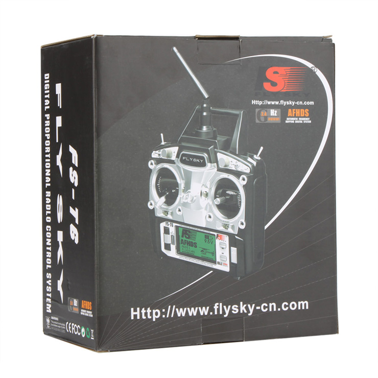 FlySky FS-T6 6CH Transmitter with FS-R6B Receiver - Image 7