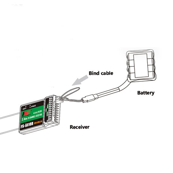 FlySky FS-TH9X 2.4GHz 9CH Upgrade Transmitter with FS-IA10B Receiver - Image 7