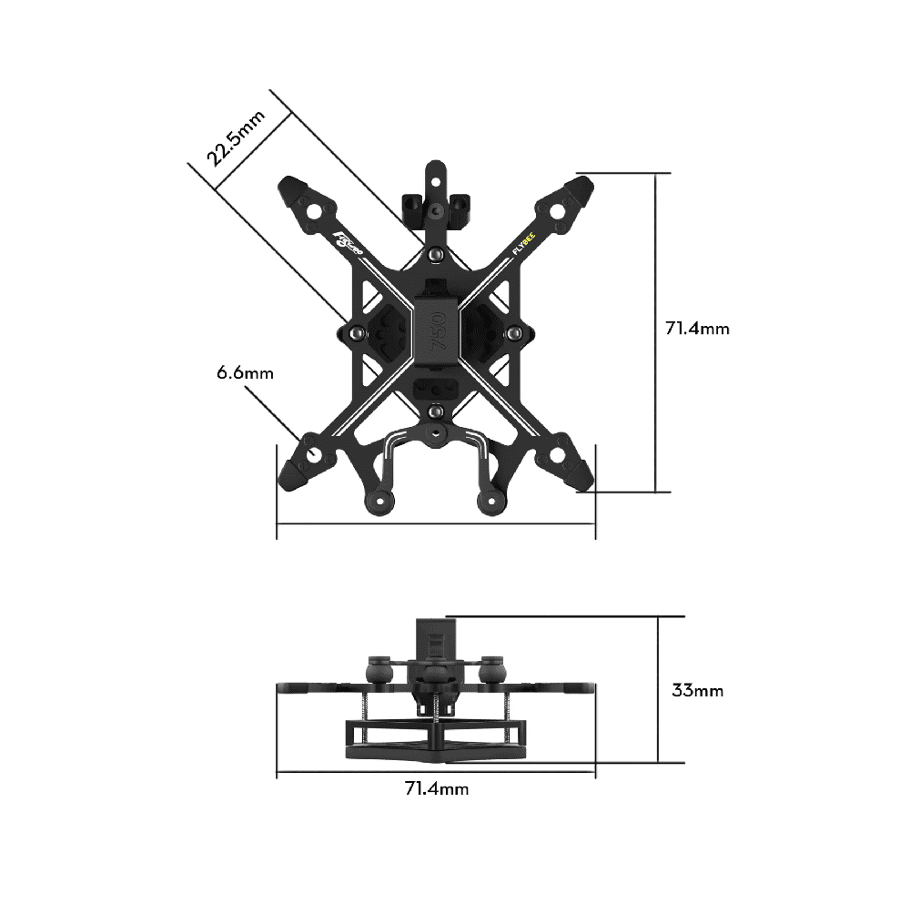 Flywoo Flybee16 Frame Kit for Walksnail/HDZero HD VTX - Image 3