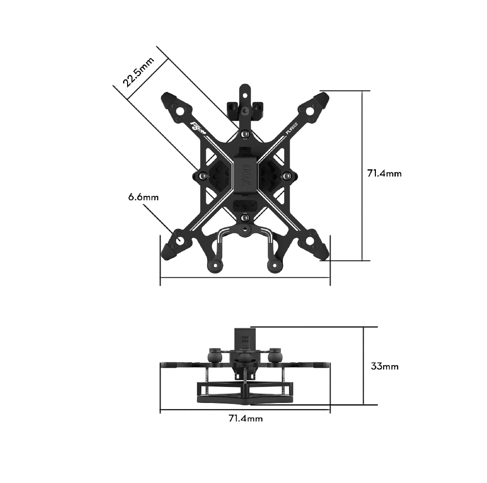 Flywoo Flybee20 Frame Kit (Walksnail/HDZero) - Image 4