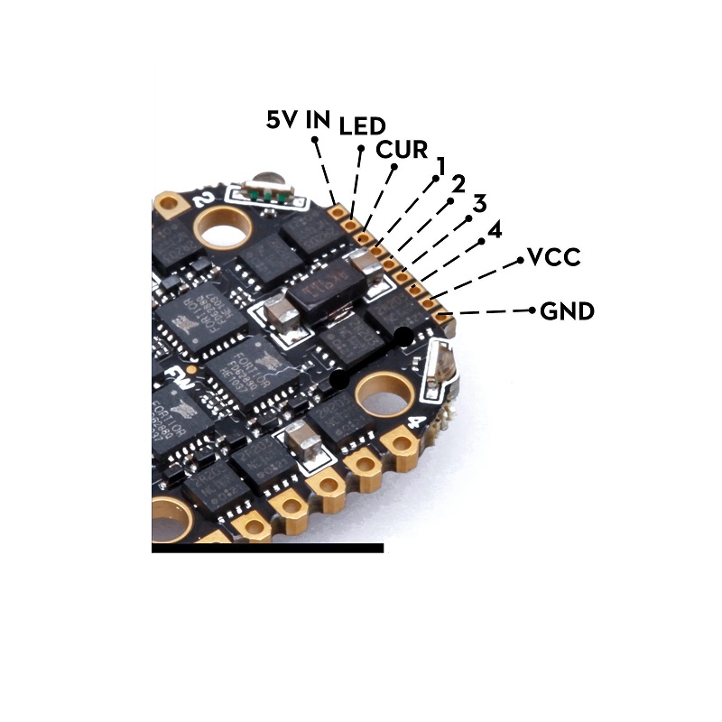Flywoo GOKU BS35A 35A 4-in-1 BLHeli_S ESC - Image 3