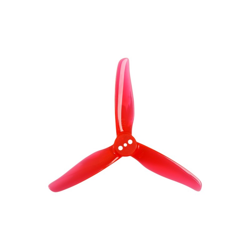 Foxeer DalProp Cyclone Triblade T3018 Propeller 4 Pair CW+CCW - Crystal Red - Image 2