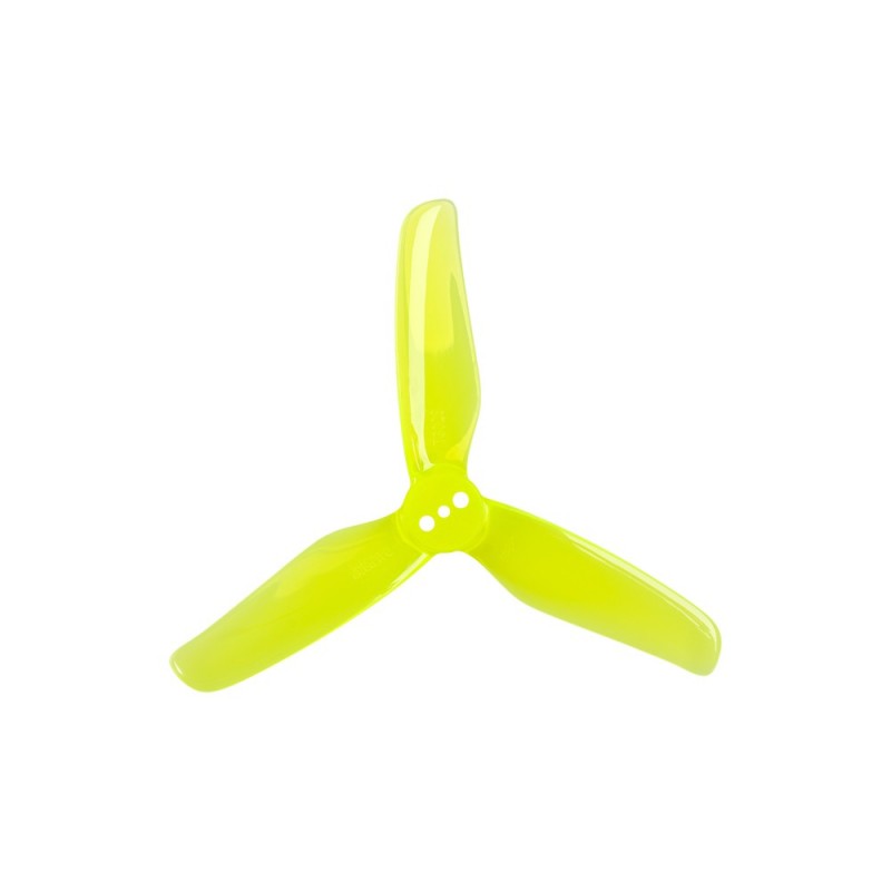 Foxeer DalProp Cyclone Triblade T3028 Propeller 4 Pair CW+CCW - Crystal Fluorescent Green