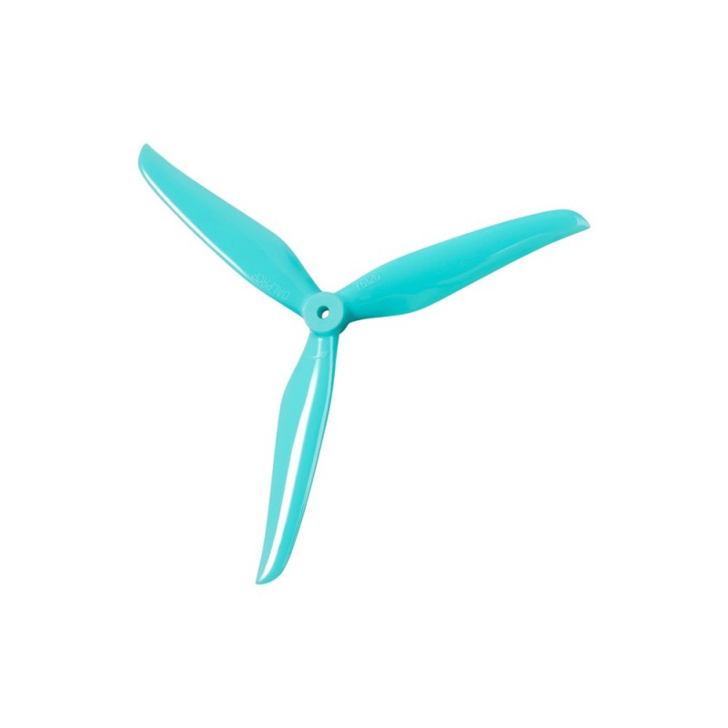 Foxeer Dalprop Cyclone Triblade T5126 Propeller 2 Pair CW+CCW - Teal - Image 5